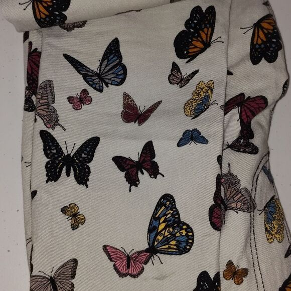 delias by Dolls Kill Miss Monarch Butterfly Jeans size small - Picture 11 of 12